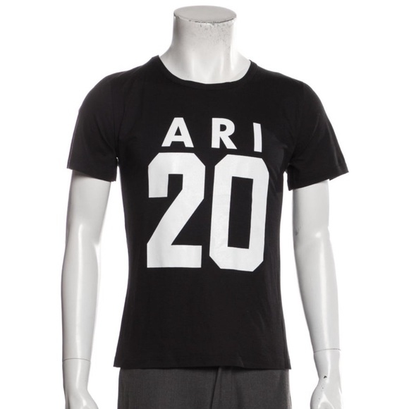 NEW w Tags ARI Soho Graphic Print Crew Neck T-Shirt size XXXL fits like XL Italy - Picture 1 of 10